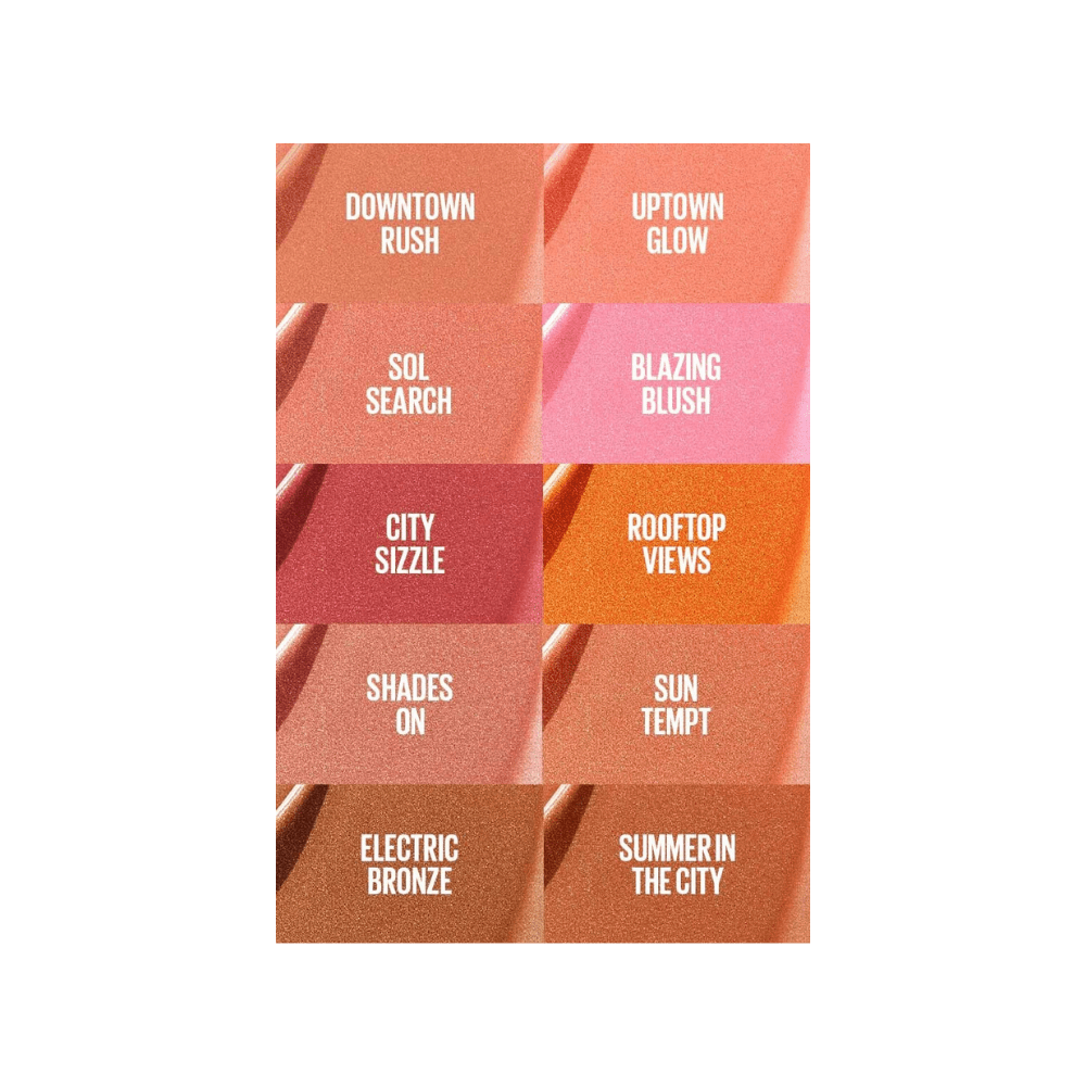 Maybelline New York Sunkisser Liquid Blush -01 Downtown Rush