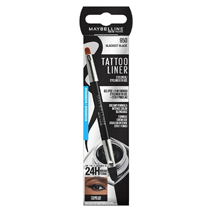 Eyeliner gel Tattoo Liner de Maybelline New York - Noir