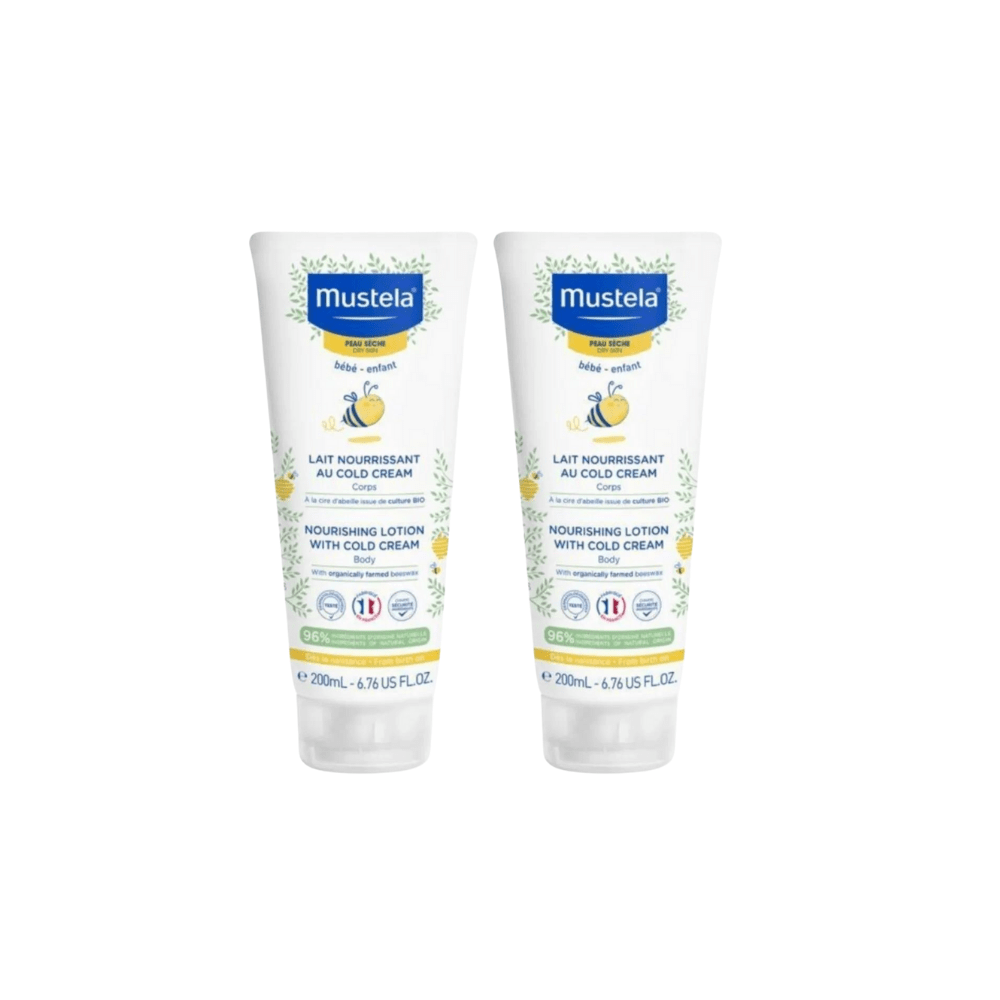 Mustela Cold Cream Lait Corps Nourrissant 200 ml Lot de 2