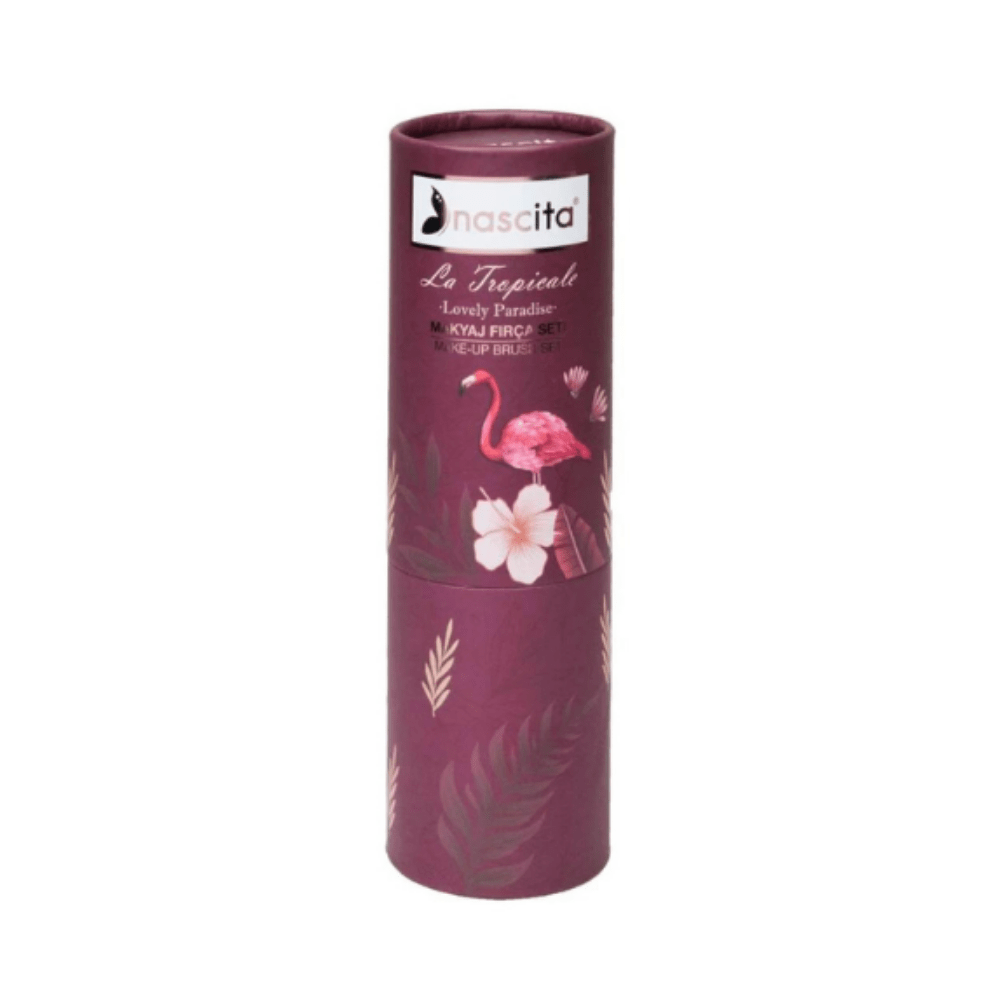 Ensemble de pinceaux de maquillage bordeaux Nascita - 95