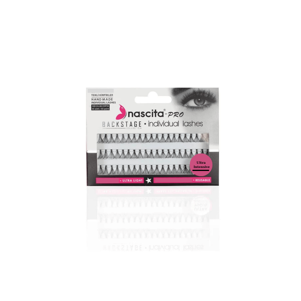 Nascita Single False Eyelashes Pro Backstage Collection Individual Lashes - Medium