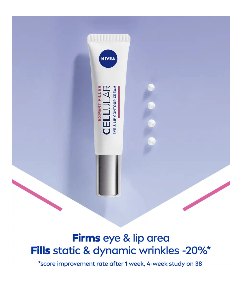 Crème contour des yeux anti-âge Nivea Hyaluron Cellular Filler 15 ml