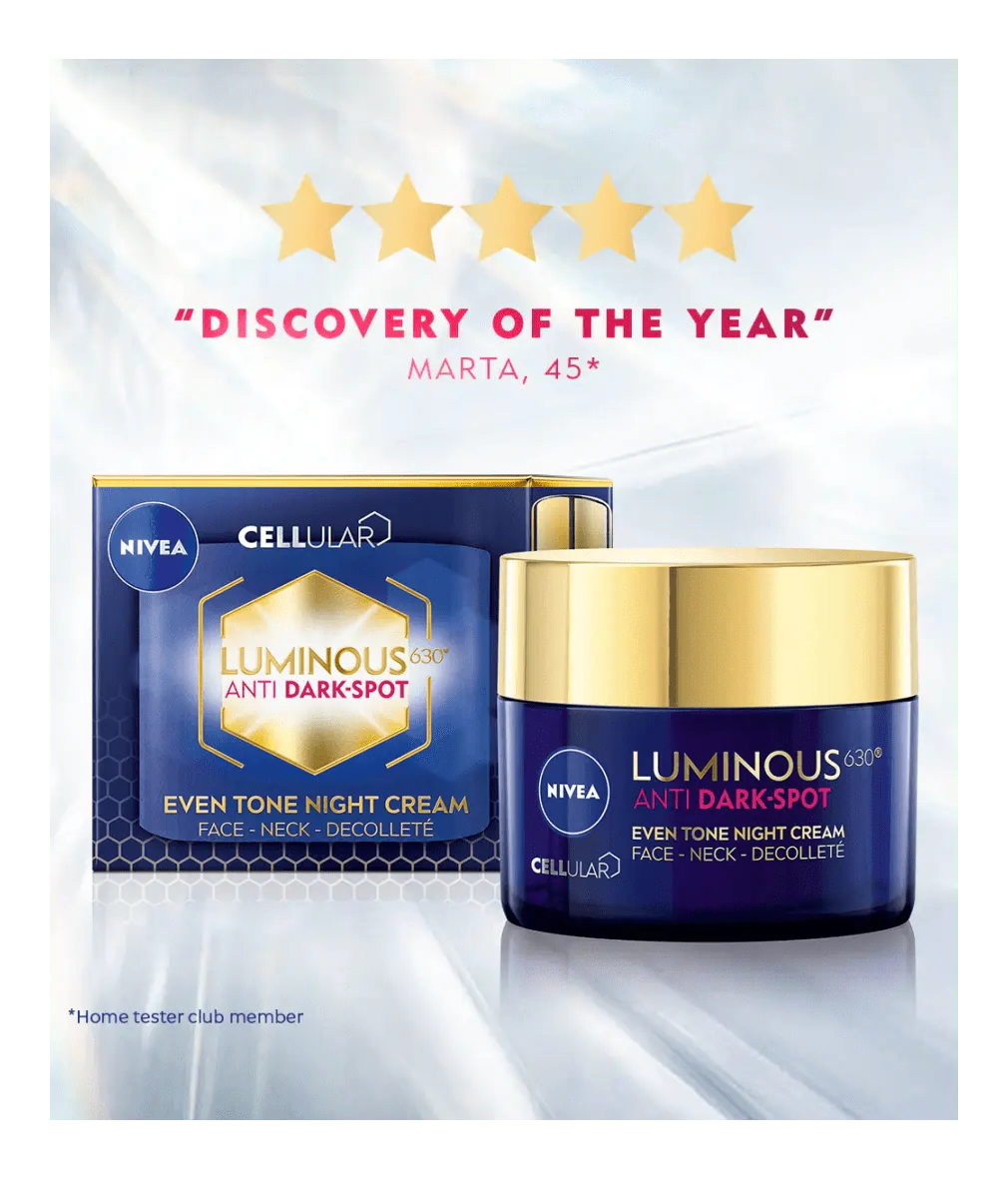 Nivea Luminous 630 Anti Dark Spot Night Cream 50ml / 1.7 fl oz