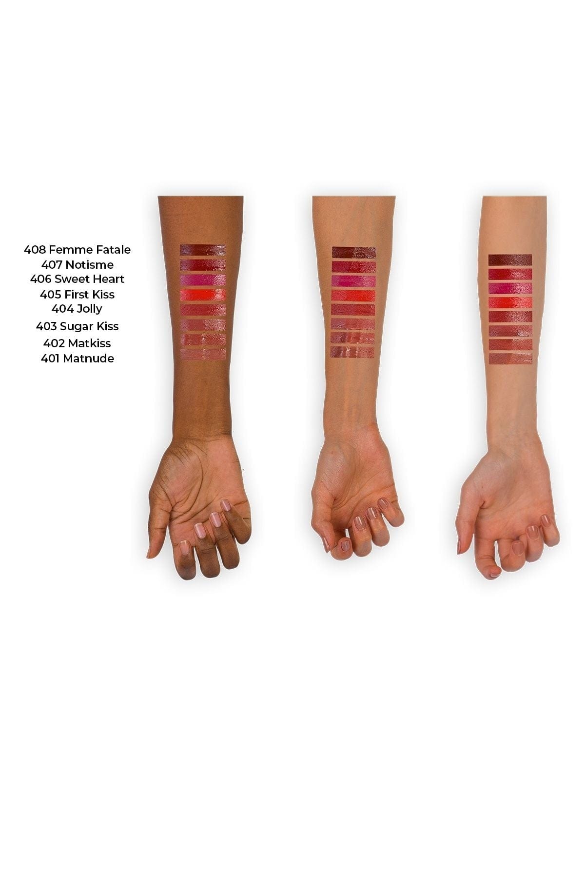 Note Cosmetics Mattemoist Lipgloss Semi Matte Satin Finish Liquid Lipstick-404 Jolly