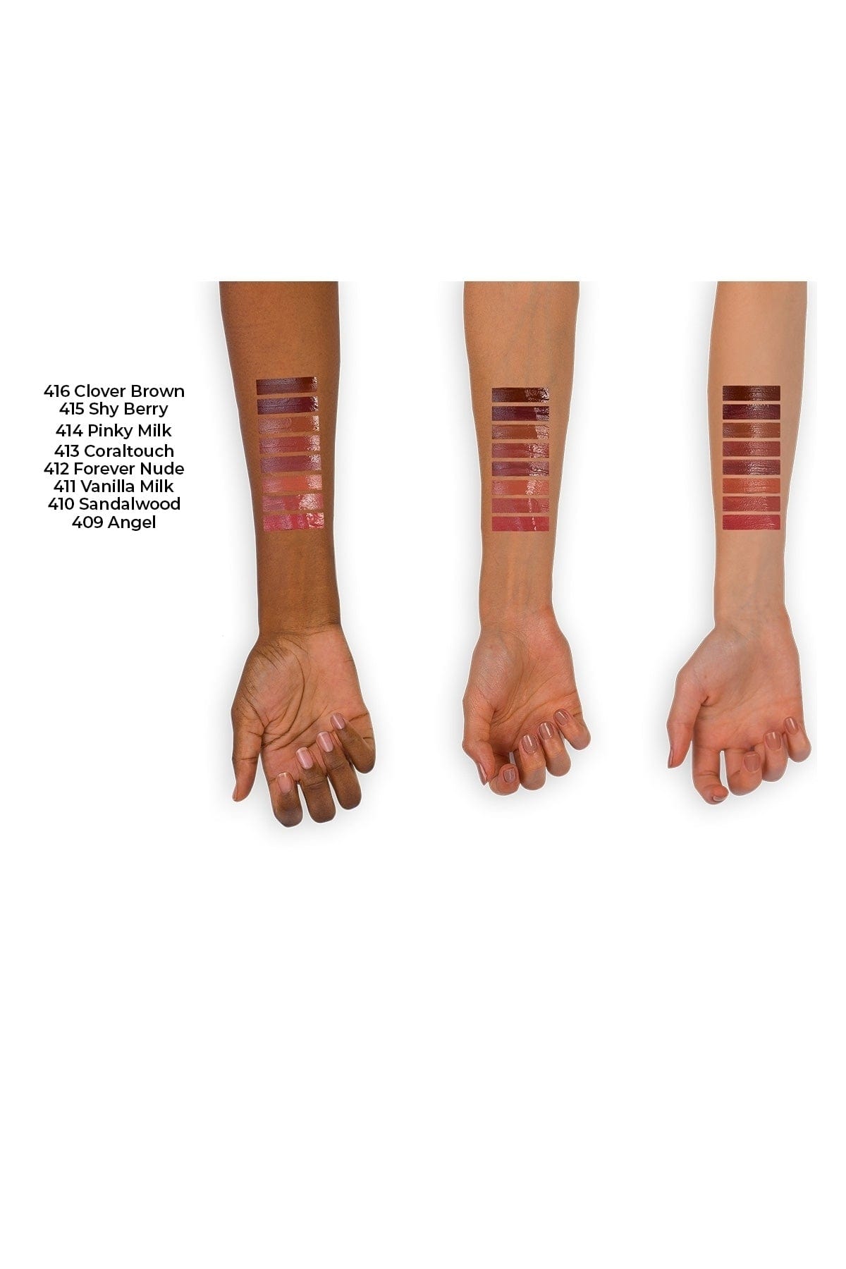 Note Cosmetics Mattemoist Lipgloss Semi Matte Satin Finish Liquid Lipstick-412 Forever Nude