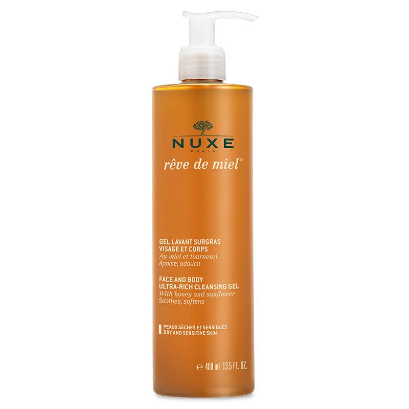 Nuxe Rêve de Miel Gel Nettoyant Surgras Visage & Corps 400 ml