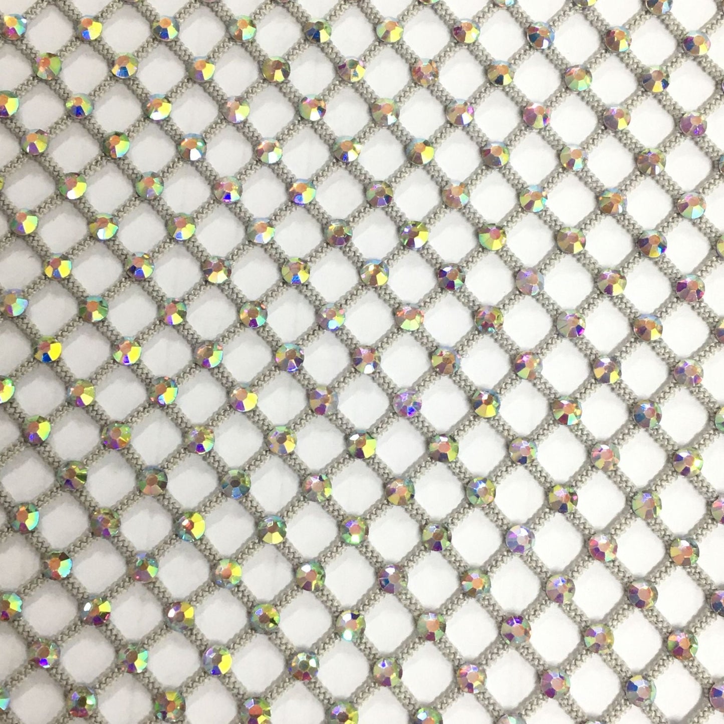 Sexy Mesh Maxi Dress Rhinestone See through Dress Fishnet Rhinestone off Neck Dress Elastic Dress