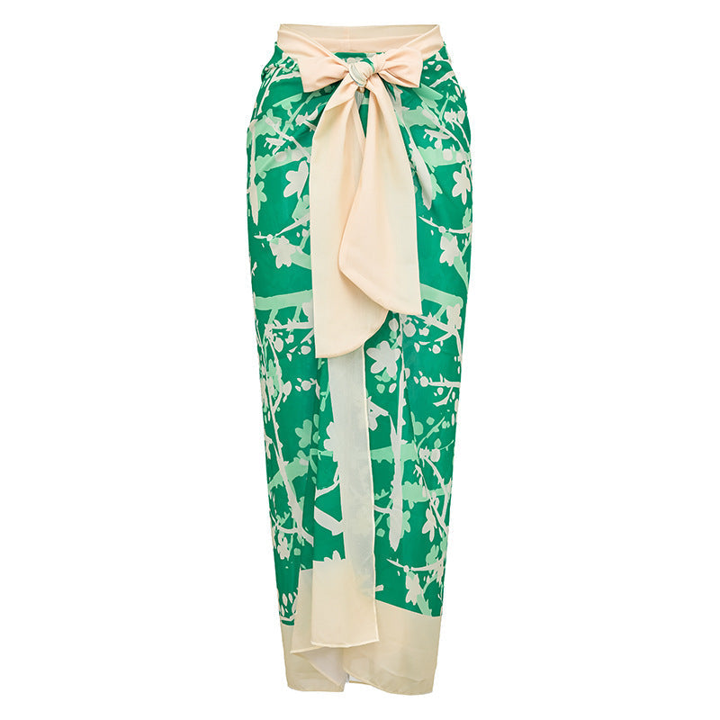 Split Bikini Three Dimensional Floral Heavy Industry Slimming Swimsuit Women