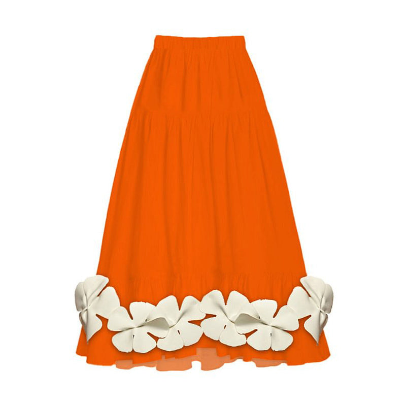 Solid Color Spaghetti Straps One Piece Swimsuit Women Floral Spring Vacation Swimsuit