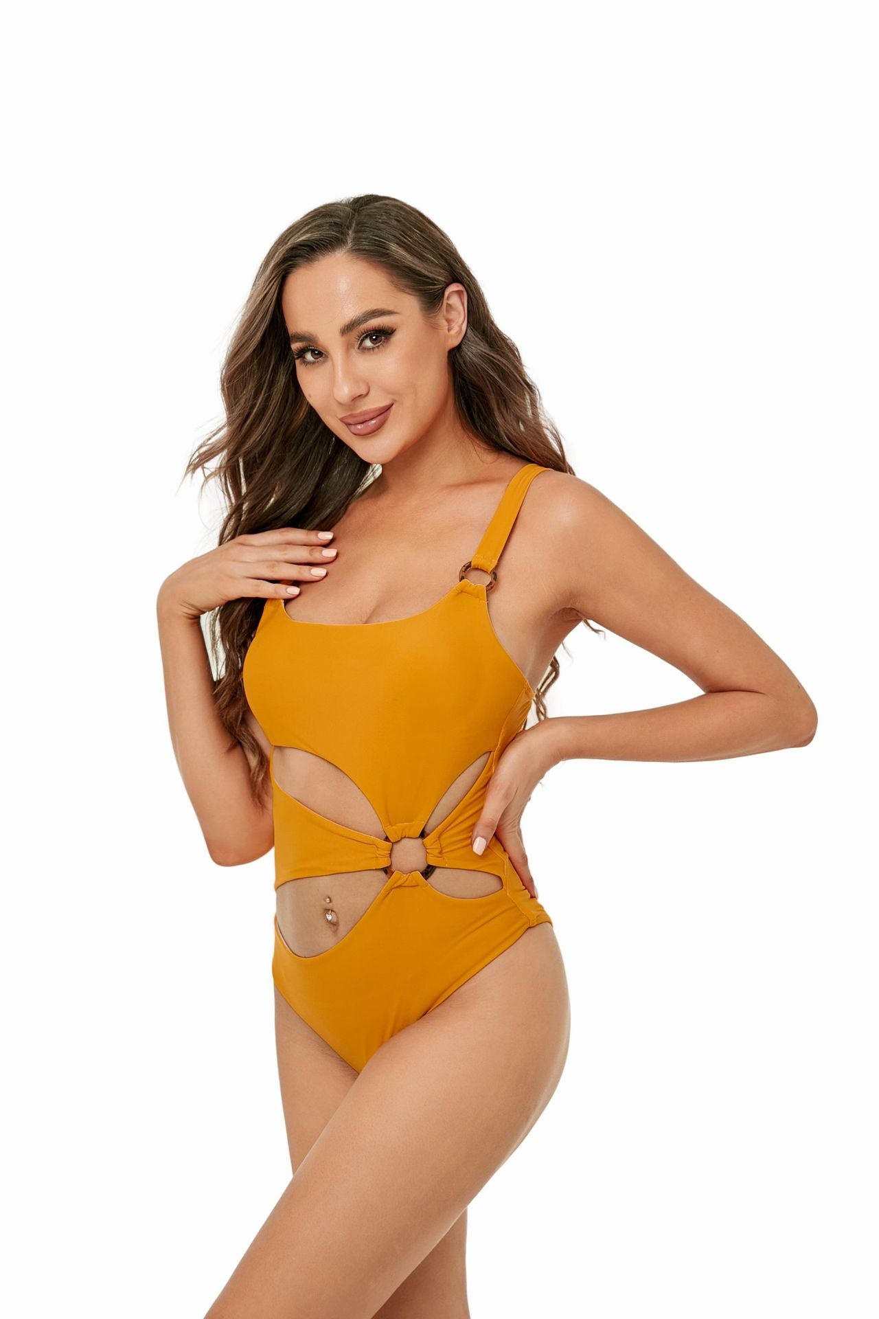 Women Sling Halter Bikini Swimsuit One Piece Sexy Triangle One Piece Swimsuit