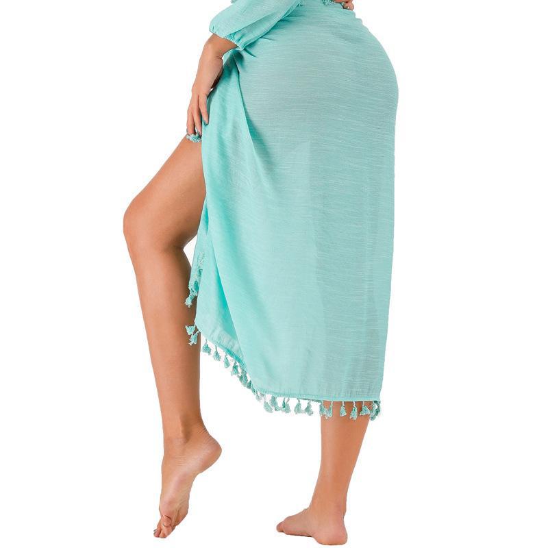Beach Cover-up Sexy Skirt Beach Towel Vacation Sun Protection Shirt Beach Cover Up