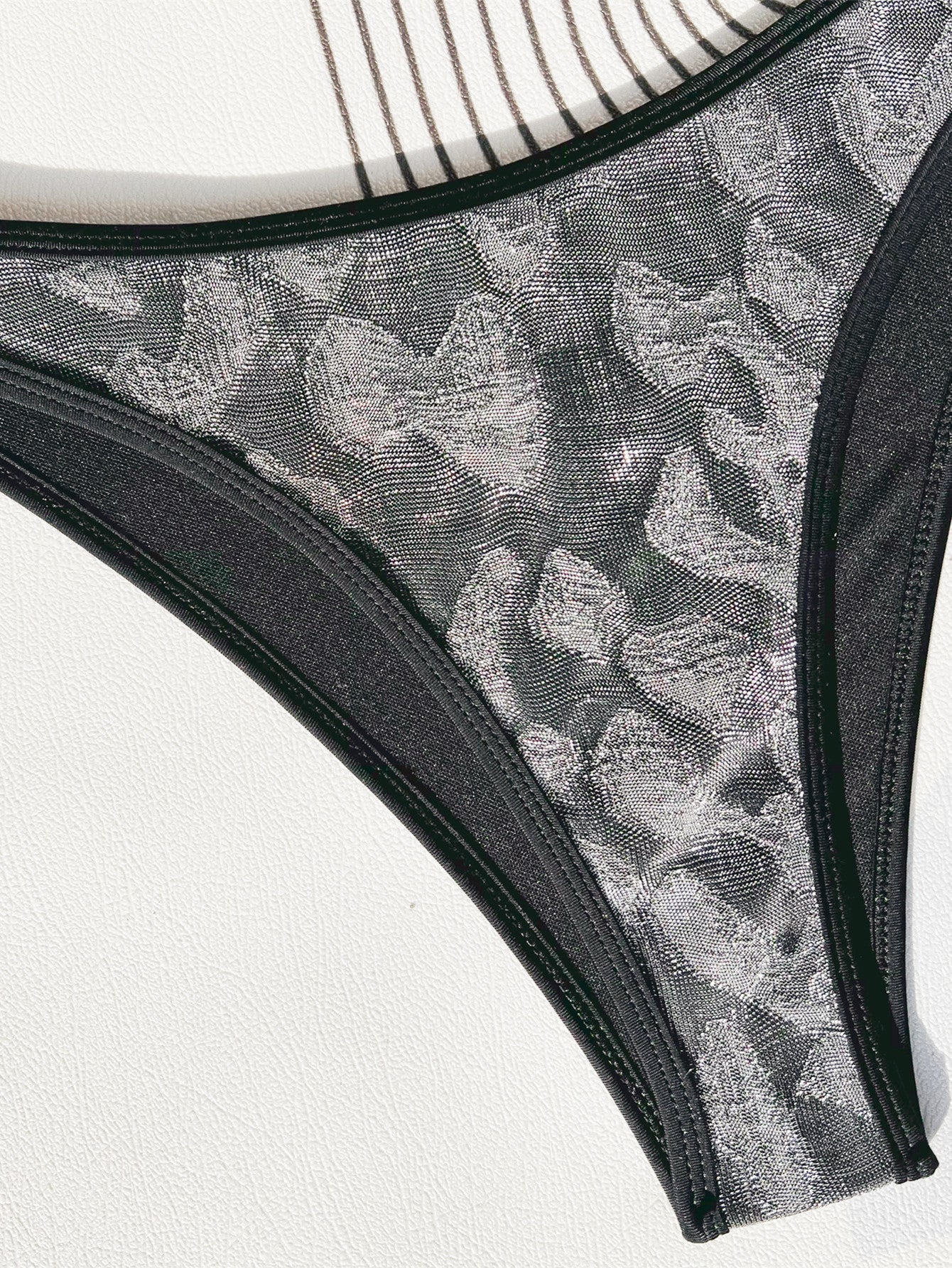 Bikini Double Bikini Bandage Swimsuit Sexy Swimsuit Women Backless Swimsuit Printed