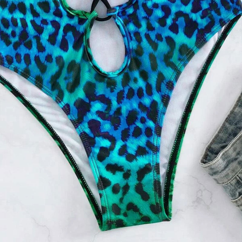 Hollow Out Cutout out Strap Sexy Swimsuit Tight Spring Swimsuit Women Bikini