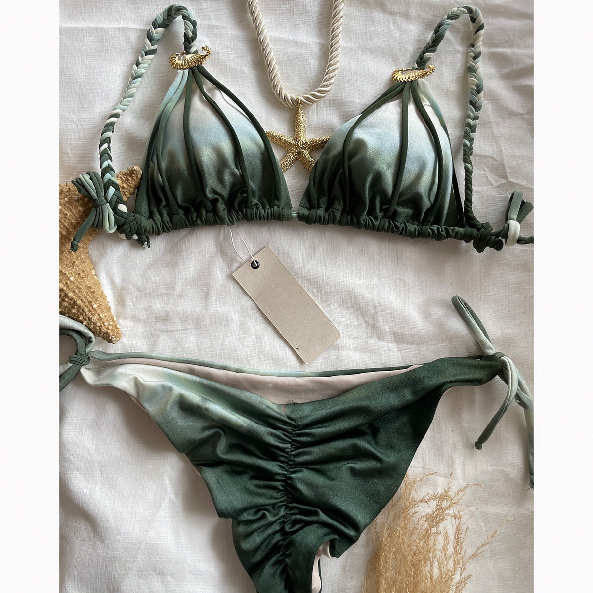 Bikini Sexy Bikini Tie Dye Split Women Swimsuit Swimsuit Women