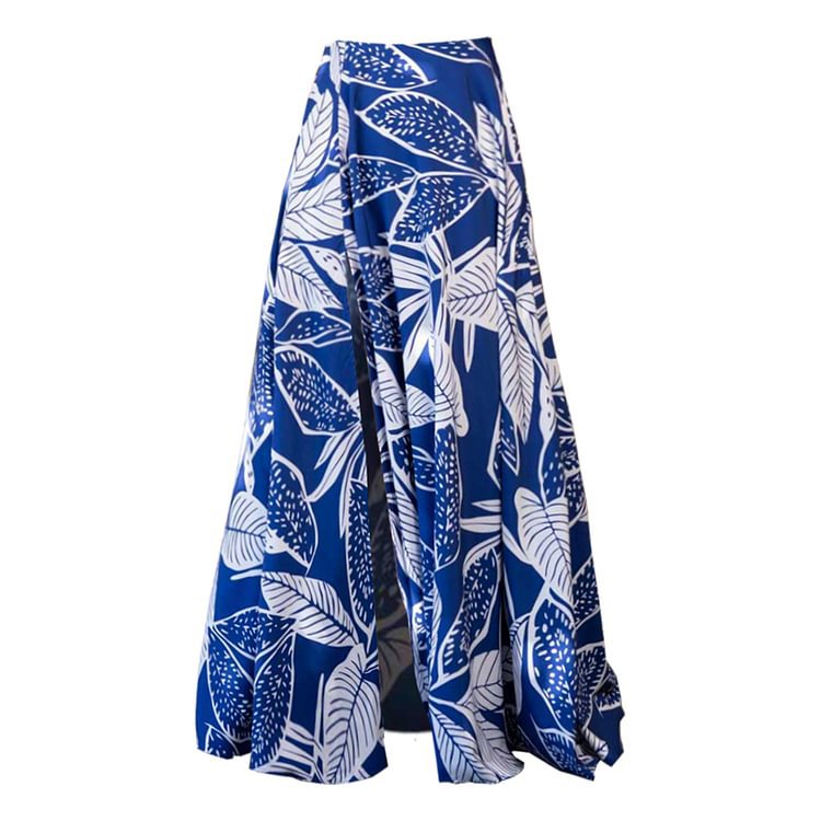 One Shoulder Bubble Sleeve Printed One Piece Swimsuit Women