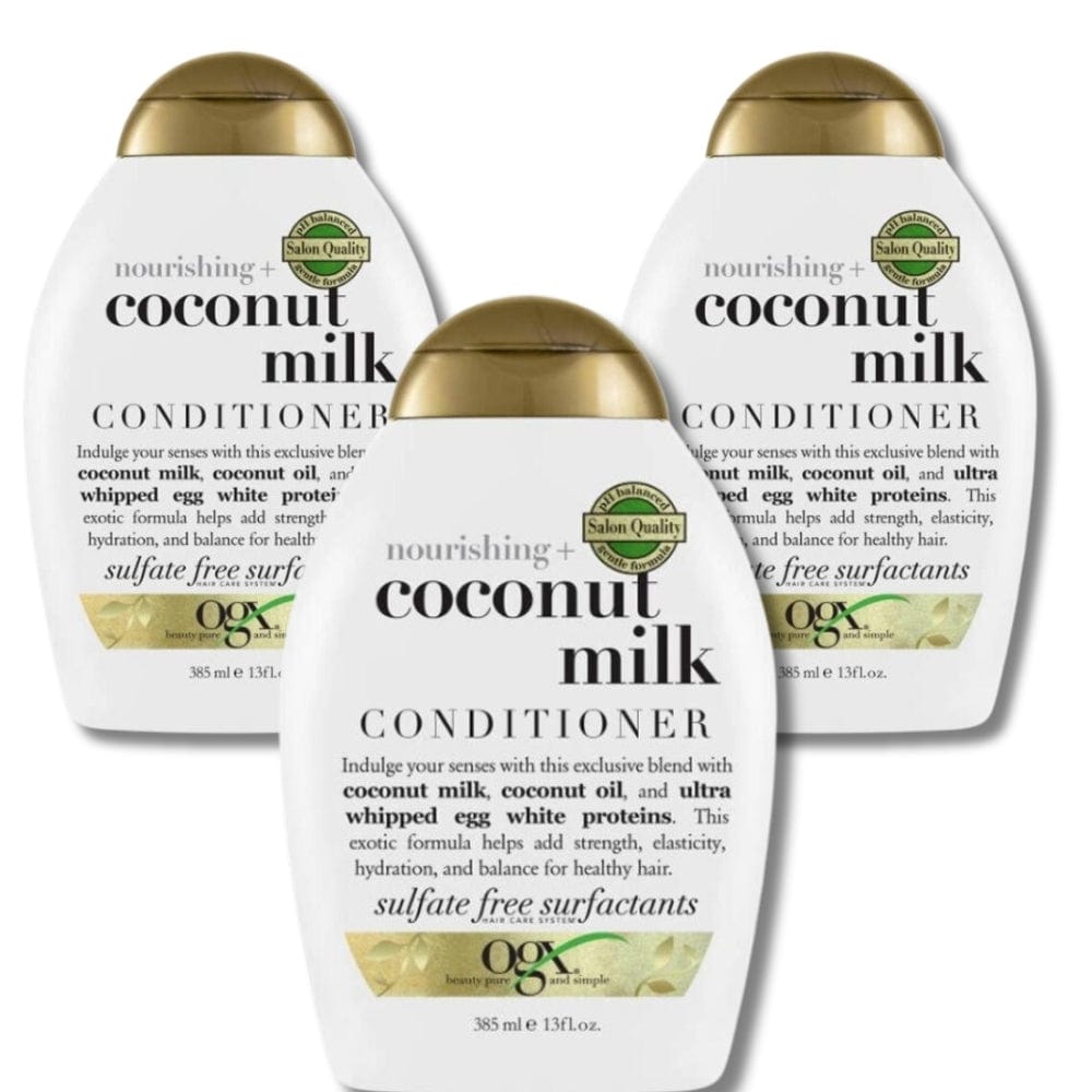 OGX Coconut Milk Conditioner 385 ml 3 Pack