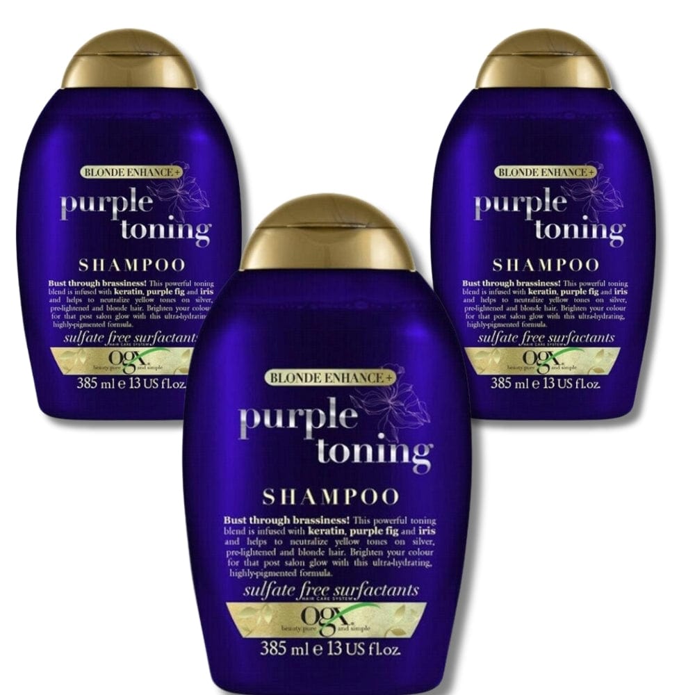 OGX Purple Toning Shampoo 385 ml 3 Pack