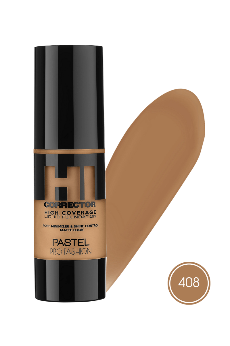 Pastel High Coverage Liquid Foundation - 408