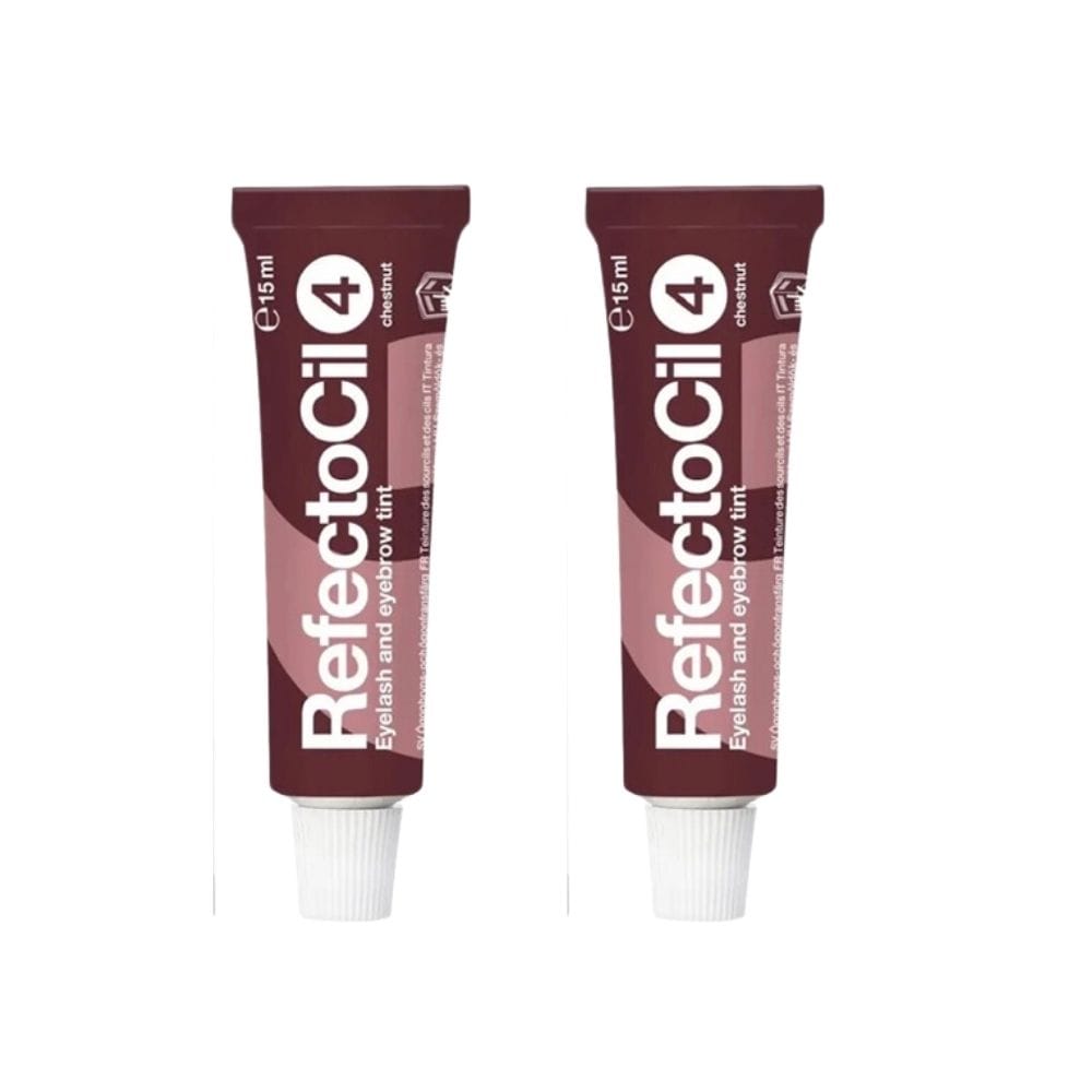 RefectoCil Eyebrow and Eyelash Dye No:4 Chestnut 15 ml 2 Pack