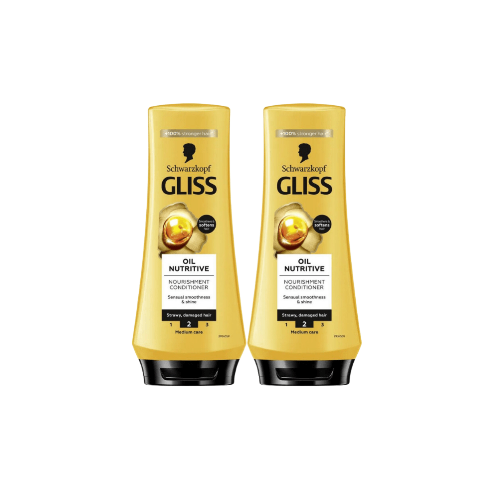 Schwarzkopf Gliss Conditioner Oil Nutritive 360 ml 2 Pack