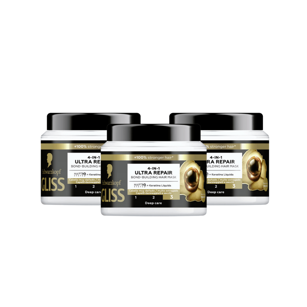 Schwarzkopf Gliss Hair Mask Ultimate Repair 400 ml 3 Pack