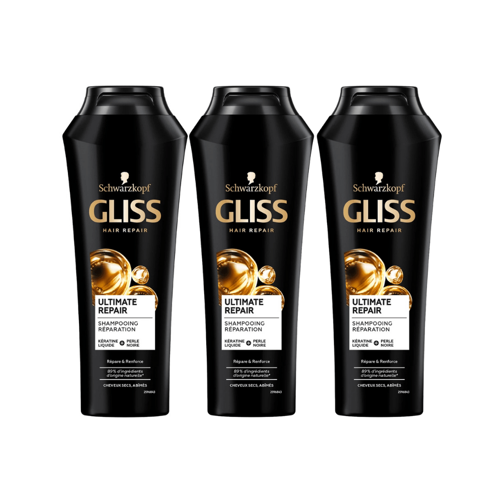 Shwarzkopf Gliss Shampoo Ultimate Repair 400 ml 3 Pack