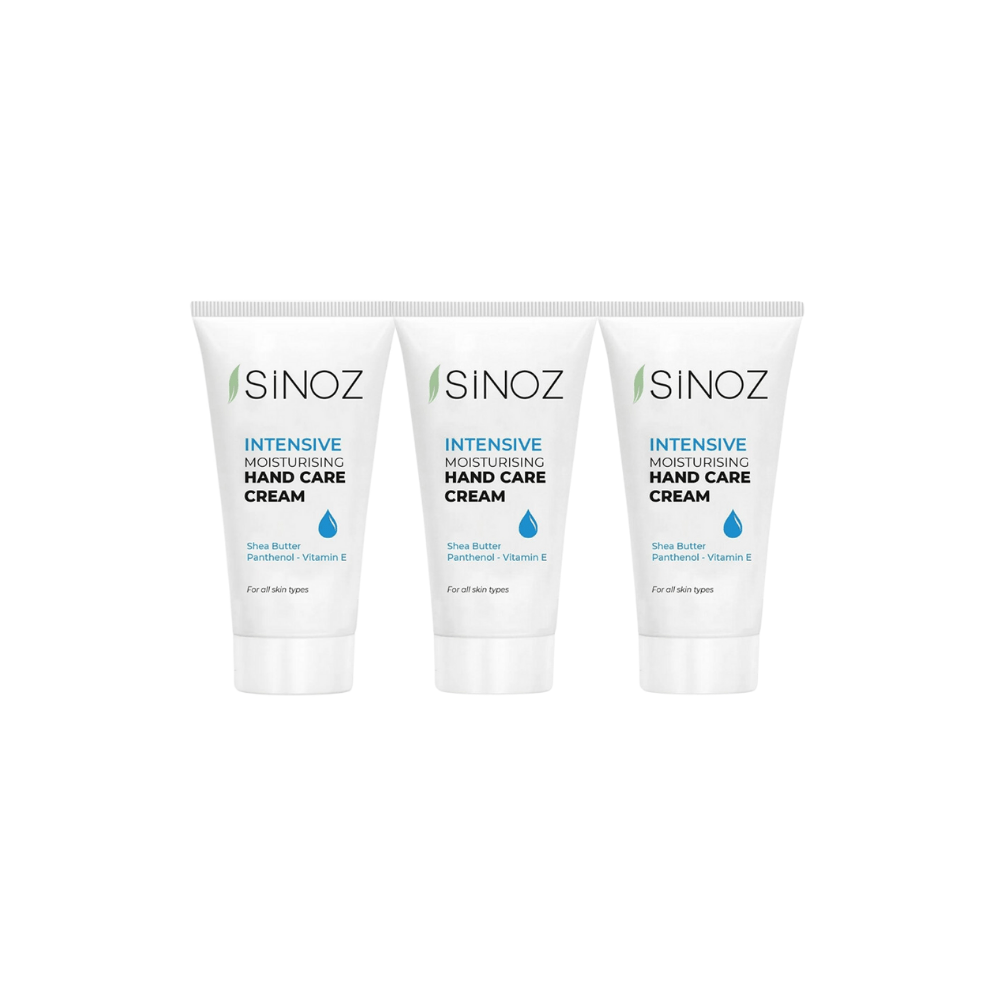 Sinoz Crème hydratante intensive pour les mains 50 ml, lot de 3