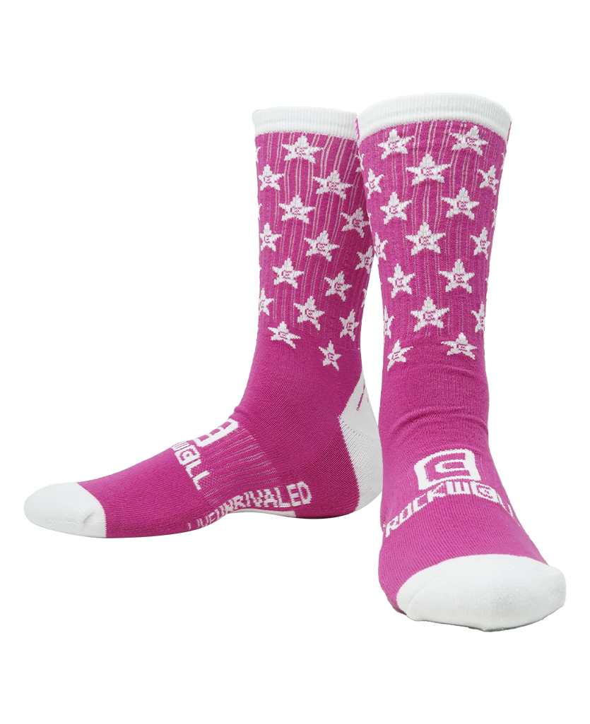 Chaussettes étoiles - Rose