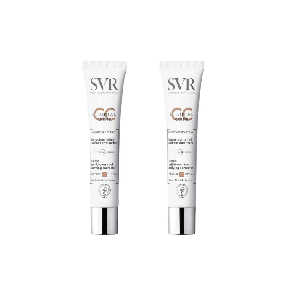 Svr Clairial CC Creme Spf50 Medium 40ml 2 Pack