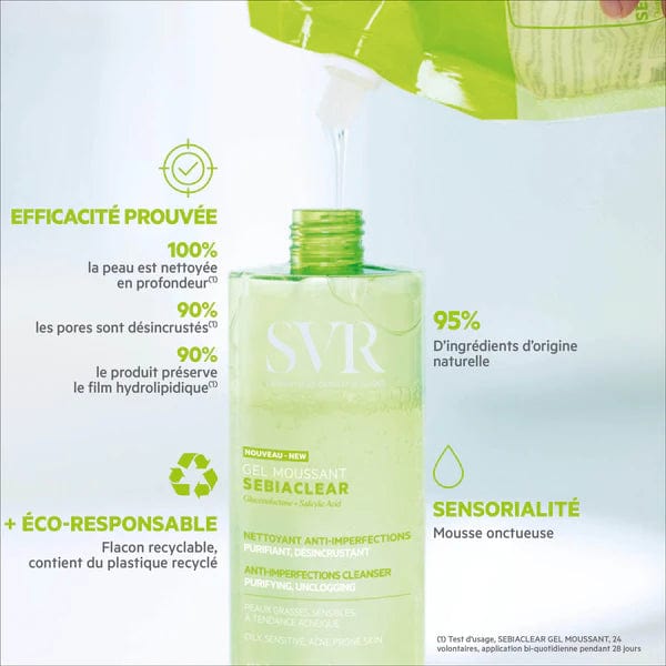 SVR Sebiaclear Gel Moussant 400 ml