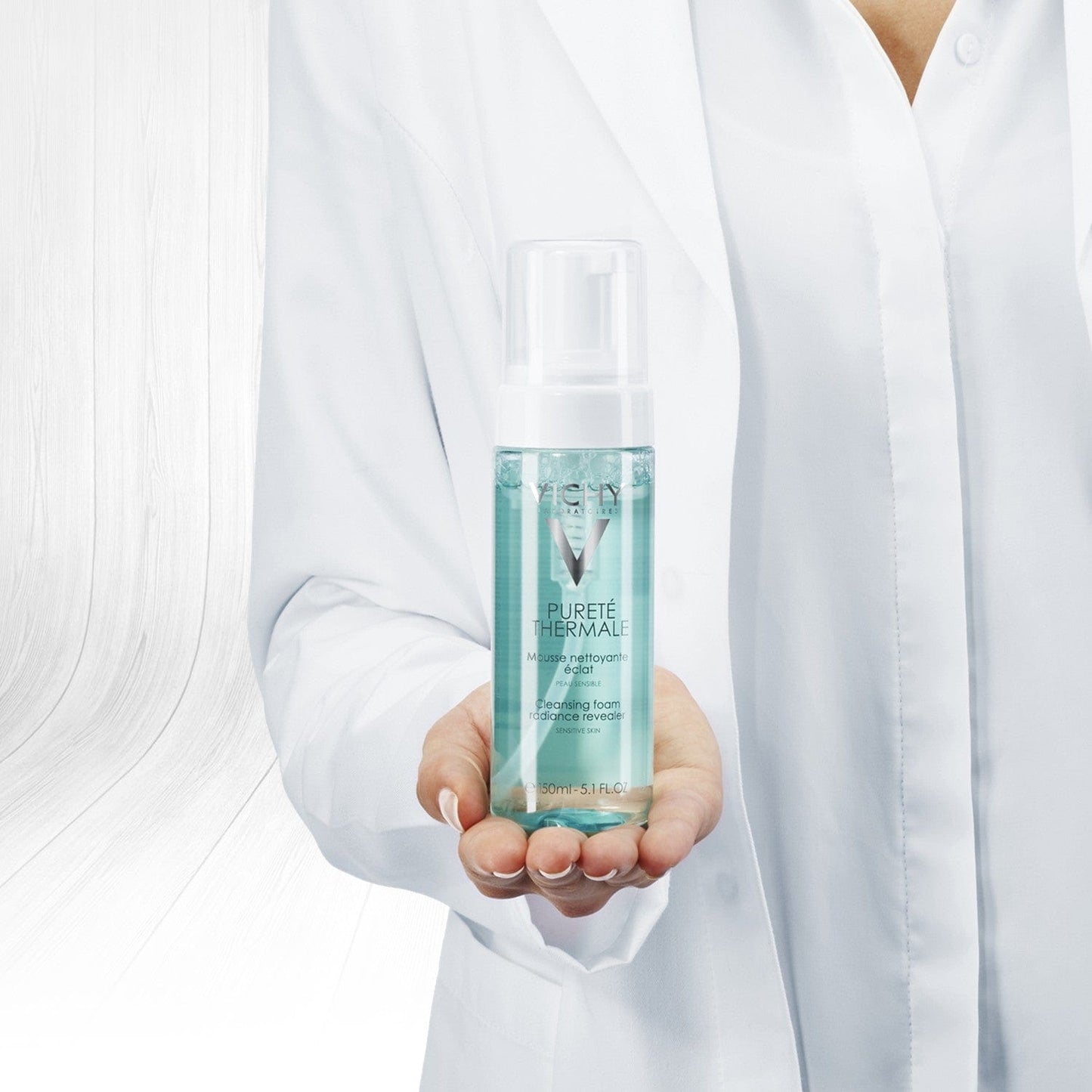 Vichy Pureté Thermale Eau Moussant Mousse Nettoyante 150 ml