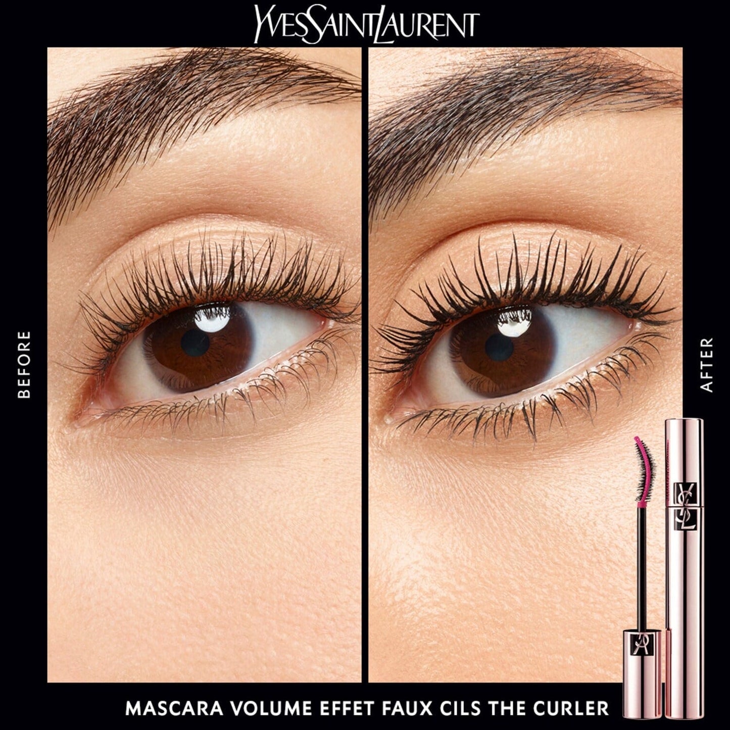 Yves Saint Laurent Mascara Volume Effet Faux Cils The Curler -Black