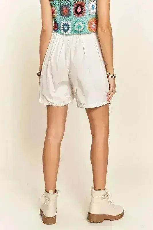 ADORA Drawstring Shorts with Pockets