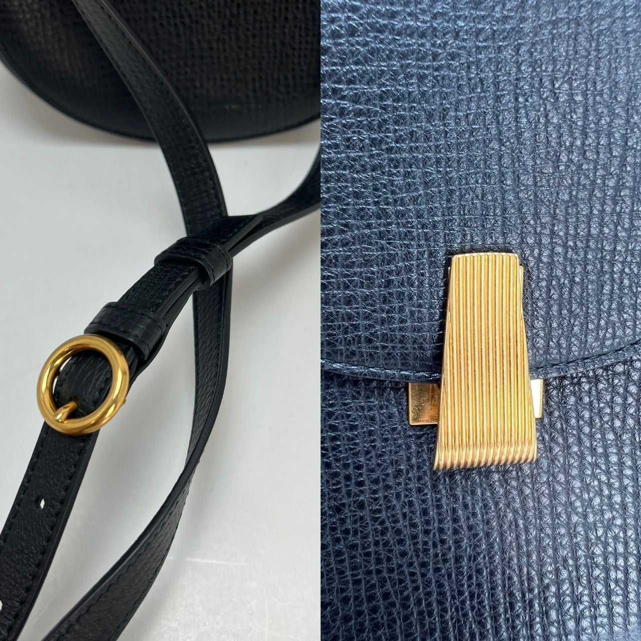 Bottega Veneta Palmellato Calfskin rounded Belt Waist Bag Black