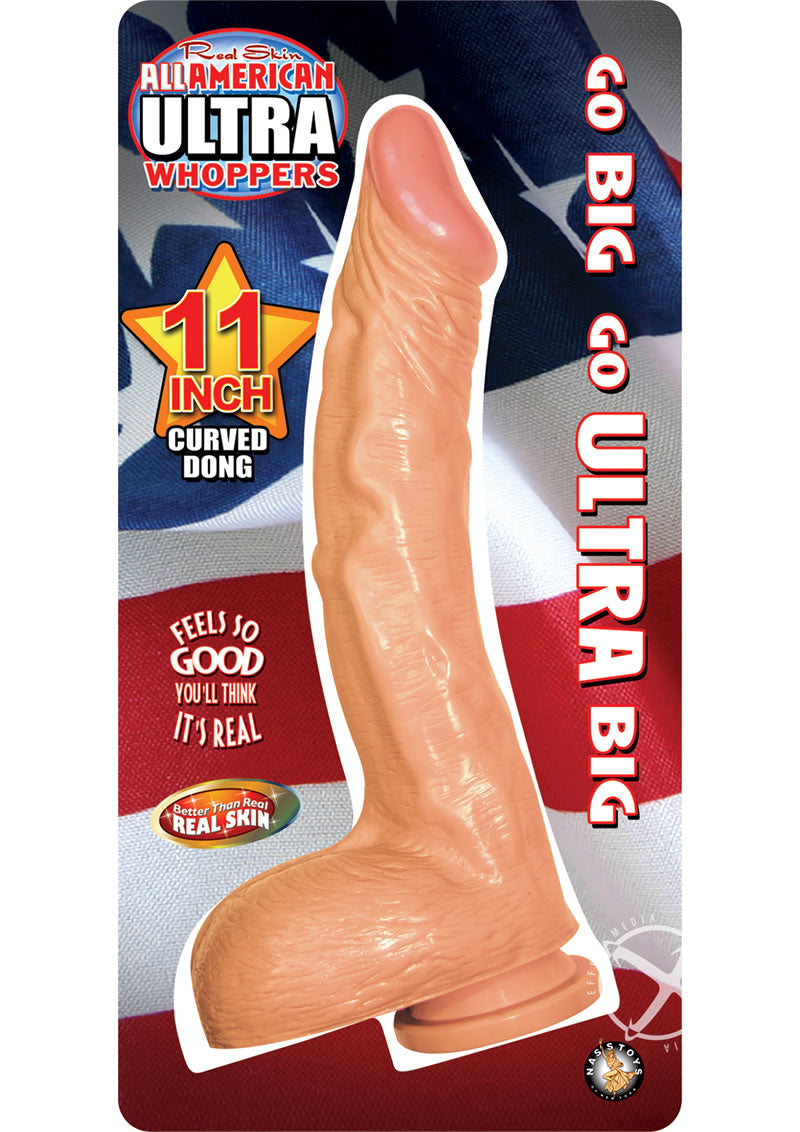 All American Ultra Whoppers 11 Inch Straight Dong Realistic Feel