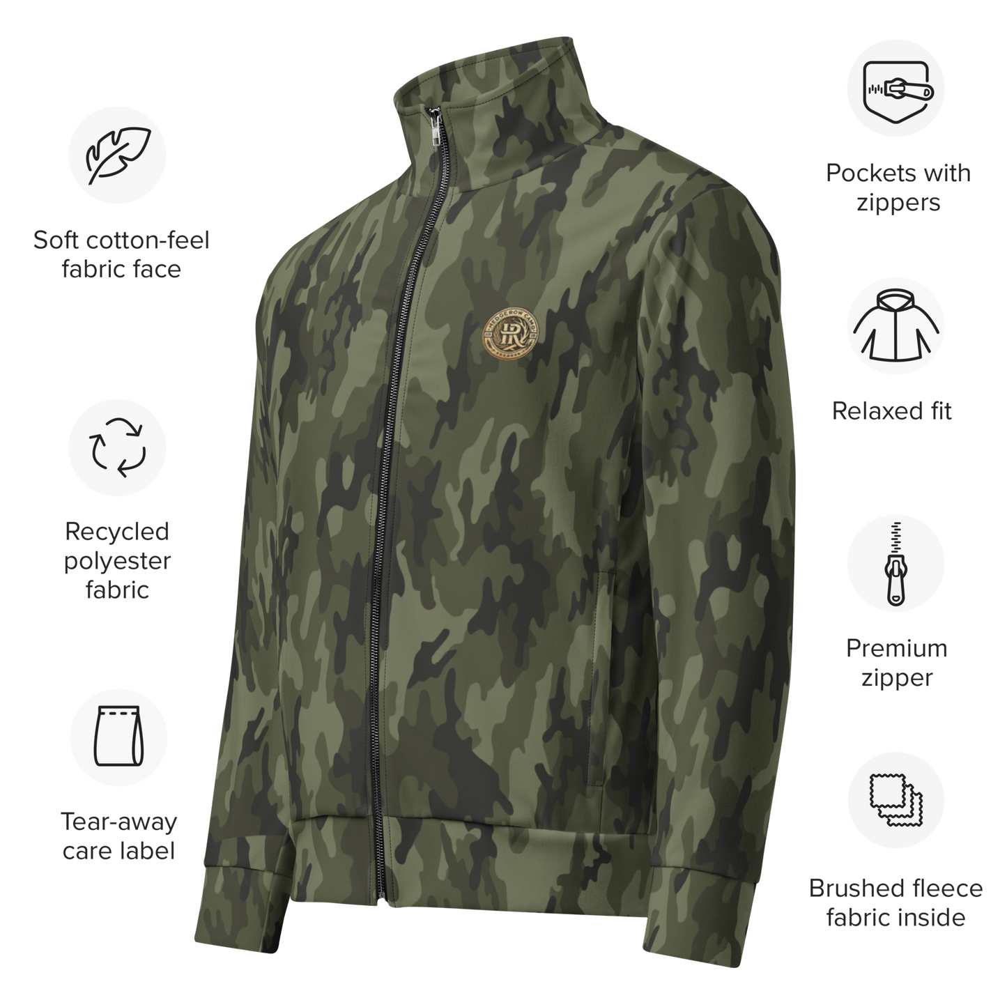 The Casual Camo Company Unisex Track Jacket