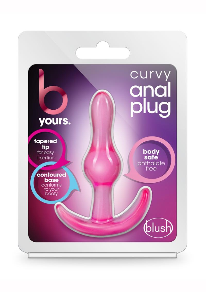 B Yours Curvy Anal Plug Phthalate Free Tapered Tip