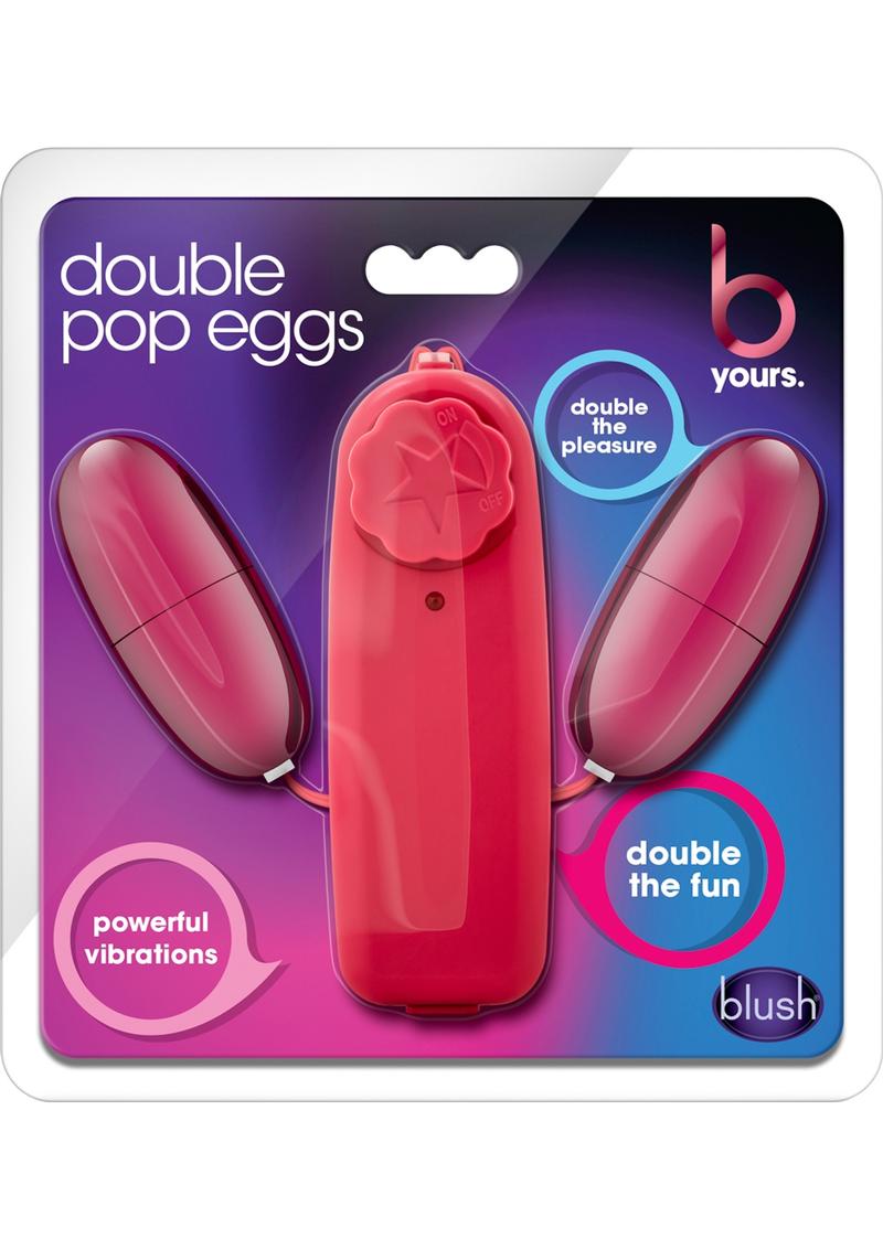 B Yours Double Pop Eggs With Wired Remote Control Vibrators