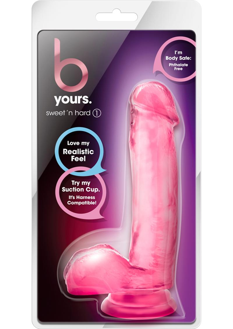 B Yours Sweet N' Hard Realistic Feel Dildo With Balls