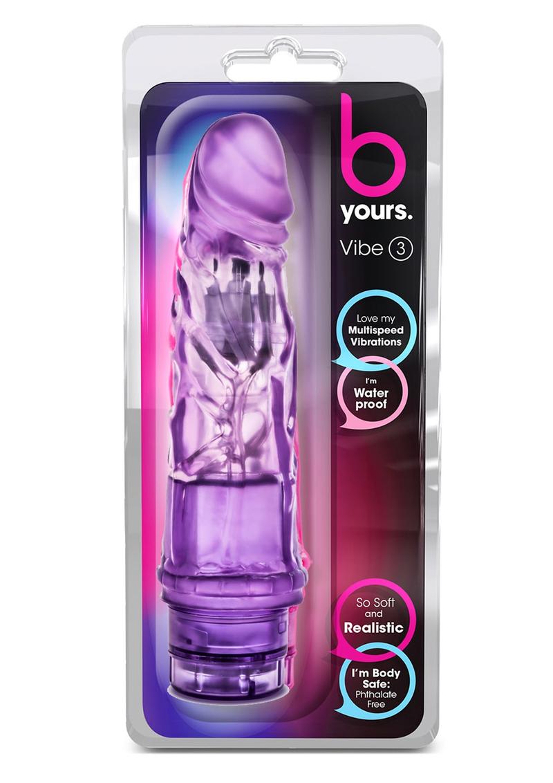 b yours Vibe 3 Vibrating Dildo