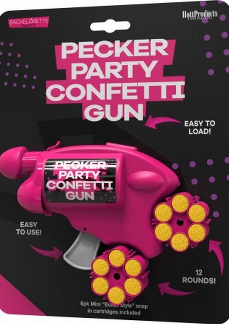 Pecker Party Confetti Gun Fun Bachelorette Party Accessory