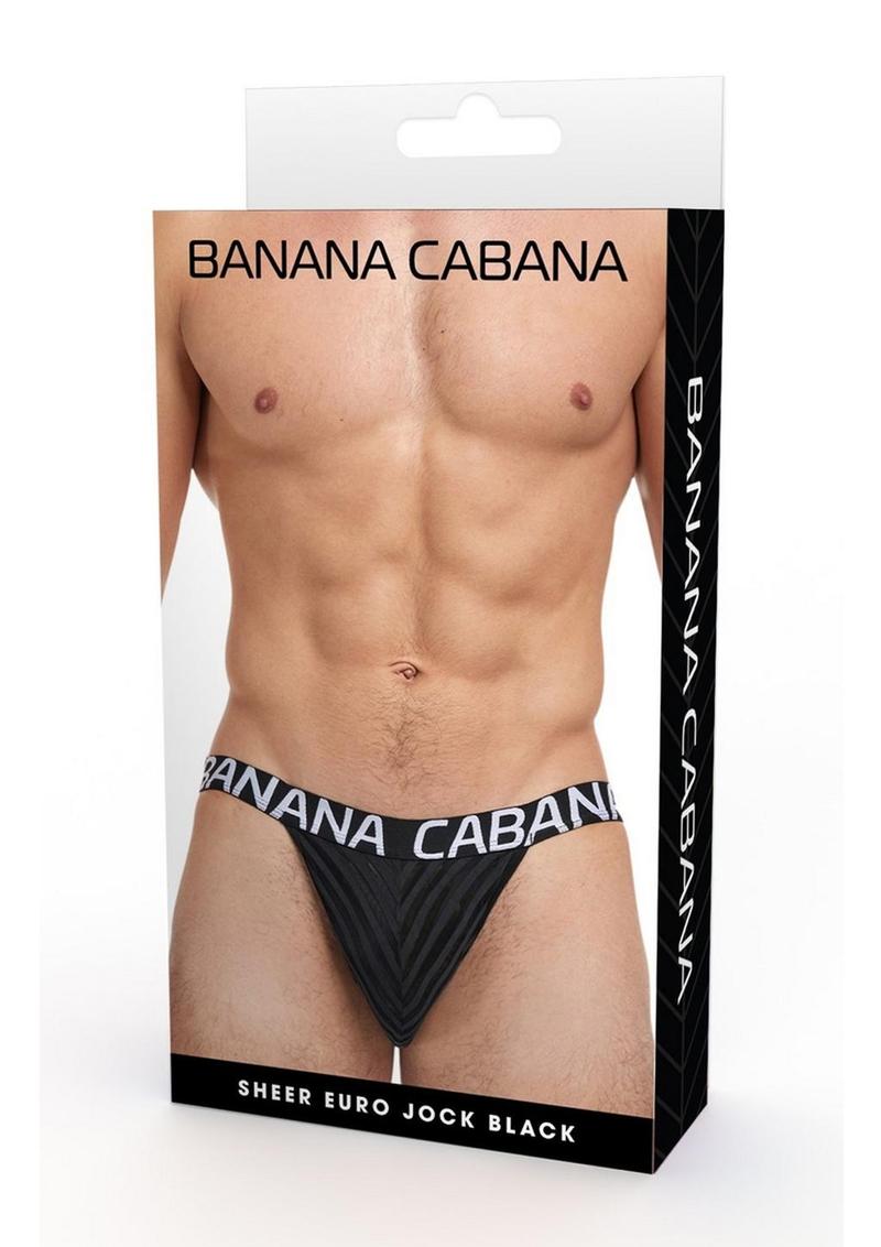 Banana Cabana Sheer Euro Jock