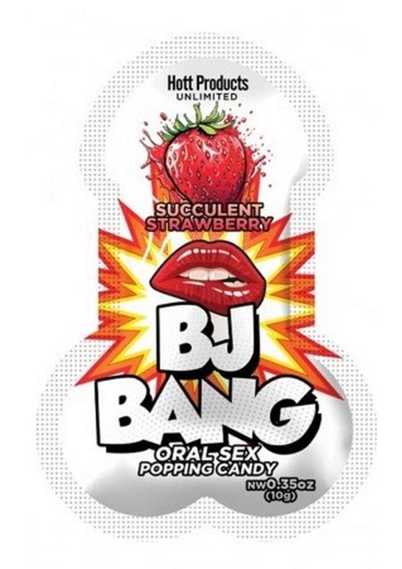 BJ Bang Oral Sex Popping Candy Succulent Strawberry-Pack of 24