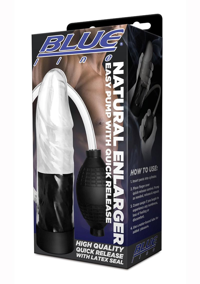 BLUE line Natural Enlarger Easy Pump Latex Seal with Quick Release