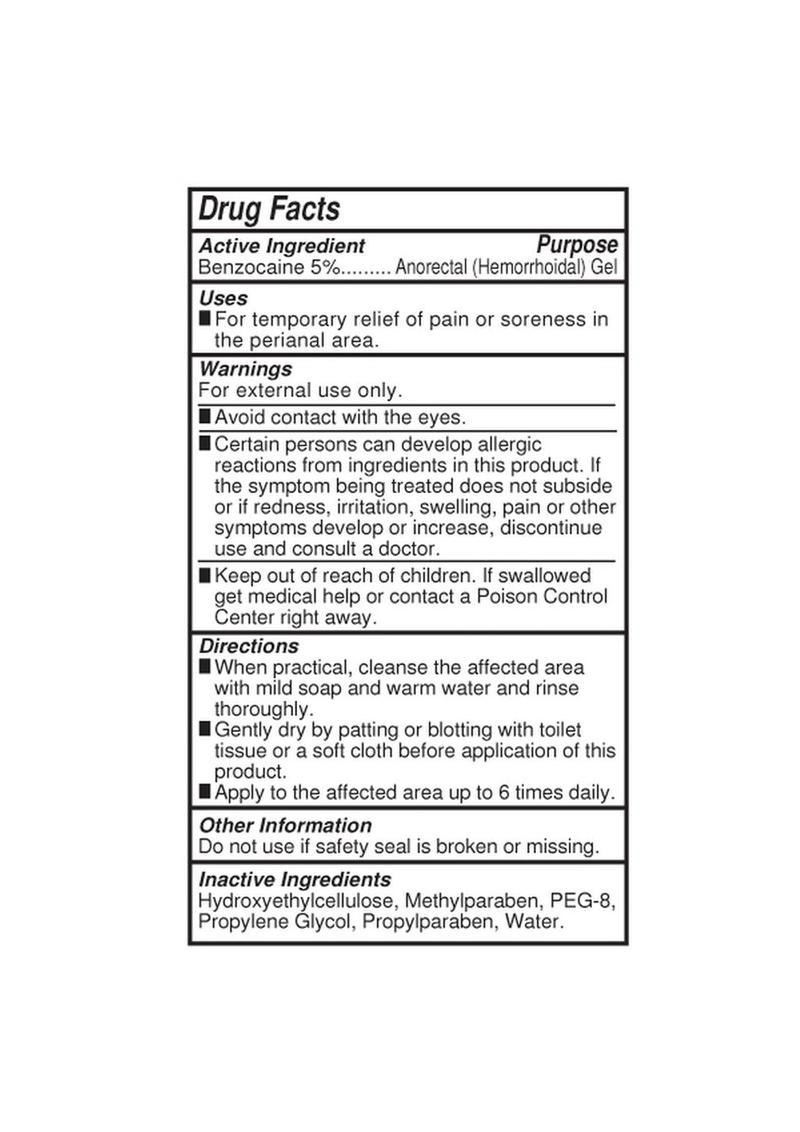 Body Action Anal Glide Extra Anal Desensitizer Lubricant