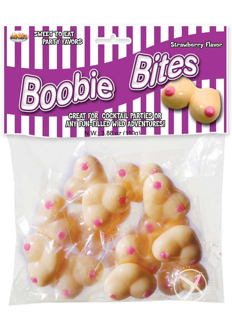 Boobie Bites Candy Strawberry Flavor