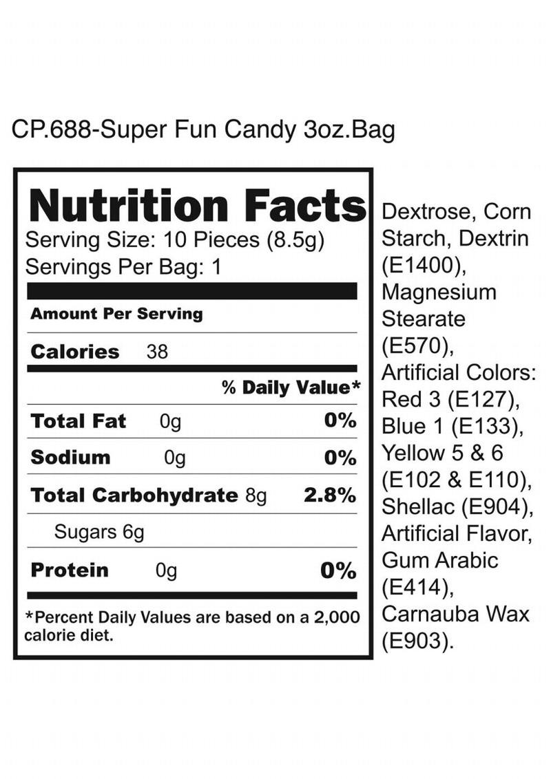 Super Fun Penis Candy 100 Pieces Tasty Fruit Flavors