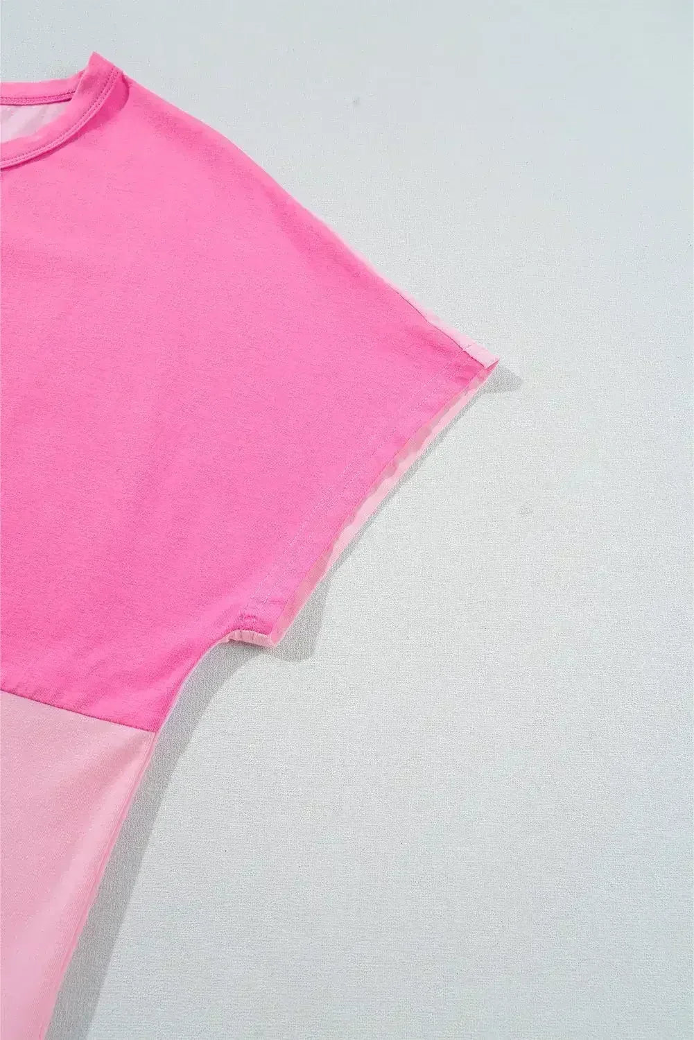 Mint Green Colorblock Half Buttons Henley T Shirt