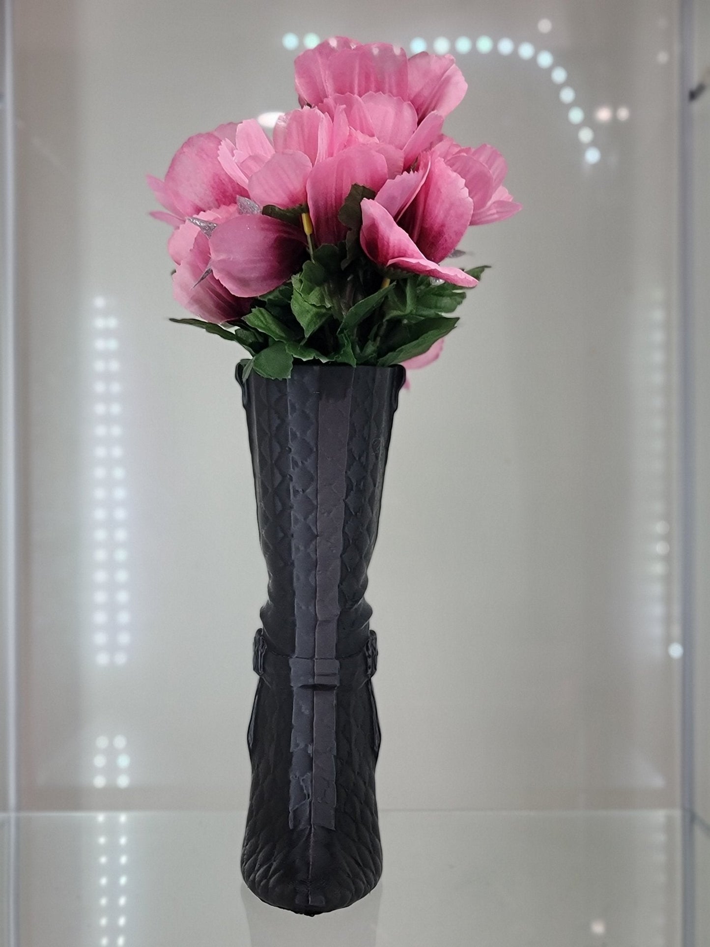 Chic High-Heel Boot Brush Holder – Stylish Organizer for Makeup Brushes or Floral Arrangements