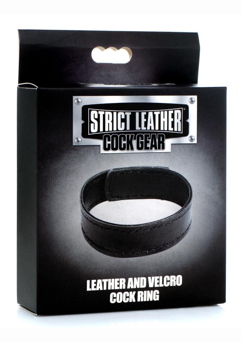 Strict Leather Cock Gear Leather And Velcro Adjustable Cock Ring